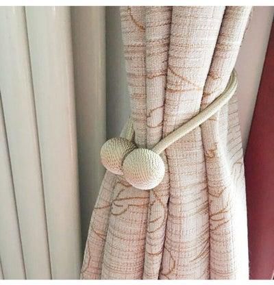 Magnetic Curtain Tieback Buckle Clip Ball Pink