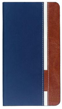 Promate Teem-N4 Premium Leather Wallet Folio Case With Card Slot Blue