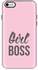 Stylizedd Apple iPhone 6 Plus Premium Dual Layer Tough Case Cover Matte Finish - Girl Boss Pink