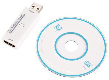 HD to USB 2.0 1080p Audio Video Capture Card V7801W_P White