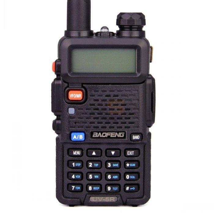 BAOFENG UV-5R Walkie Talkie Dual Band Radio 136-174Mhz & 400-520Mhz Handheld Two Way Radio-Black