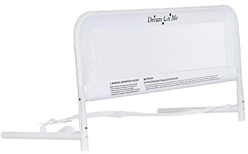 Dream on Me breathable mesh safety bed rail-white