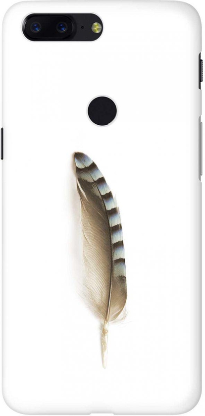 Stylizedd OnePlus 5T Slim Snap Basic Case Cover Matte Finish - Lonely Feather