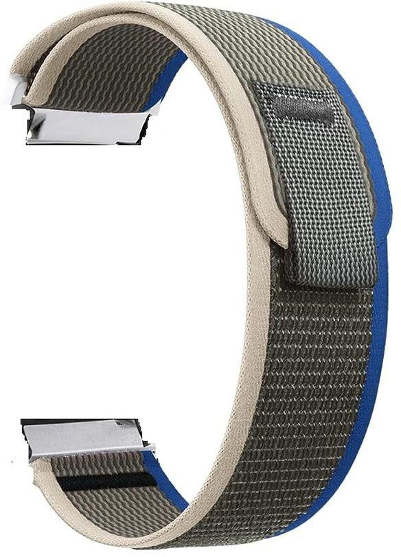 سوار20 ملم Oraimo Tempo S2 OSW-11N- Smart Watch من النايلون بحلقة تريل (أزرق رمادي)