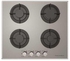 Ecomatic Built-In Hob 60 cm 4 Gas Burners Cast Iron Front Control Stainless S603ANBC