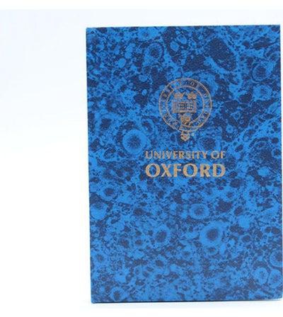 دفتر كتابة أكسفورد مكون من 100 قسم . أزرق