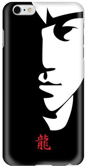 Stylizedd  Apple iPhone 6 Plus Premium Slim Snap case cover Gloss Finish - Tibute - Bruce Lee ‫(Black)  I6P-S-65