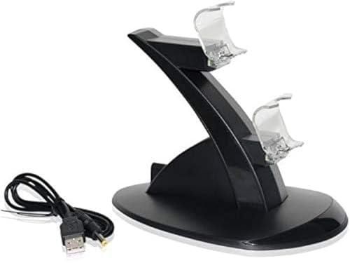 Dual Ps Vita Controller Docking with USB LED Charging Function Dock Station Stand For PS4