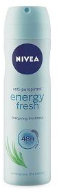 Nivea Deodorant Body Spray Energy Fresh 150 ml