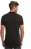 BELLFIELD MAIN Black Cotton Shirt Neck Polo For Men