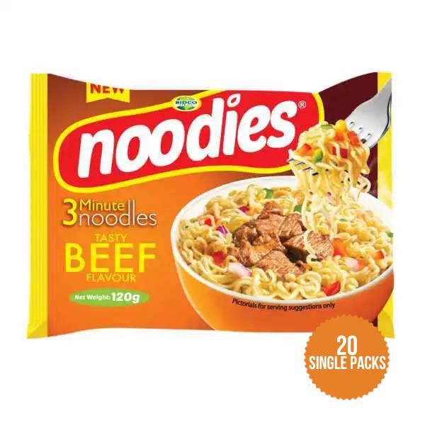 Noodies Instant Noodles Single Pack-120G (Beef) 20Packs