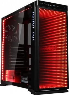 IN WIN 805 Infinity Aluminum / 3mm Tempered Glass Mid Tower Computer Case | INWC-805i-ALU-GLAS