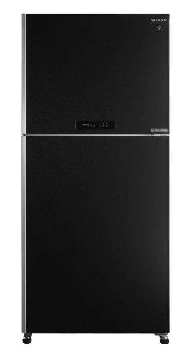 SHARP Refrigerator Inverter Digital No Frost 450 Liters, 2 Doors, Black - SJ-PV58G-BK