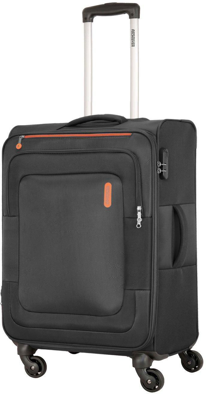 American Tourister Duncan, Soft Luggage Trolley Polyester, 55/20, Black
