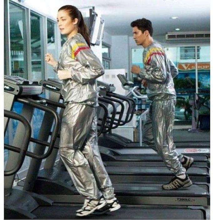 As Seen On Tv Sauna Suit - Silver