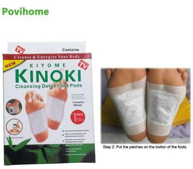 Kinoki Detox Foot Pads Patches Relaxation Massage Relief Stress Feet Care Improve Sleep Slimming