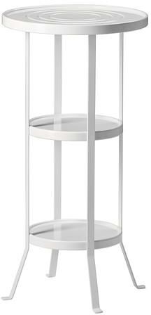 GUNNERN Pedestal table, white