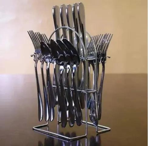 24pcs Heavy stainless steel kitchen cutrly set.( 6pcs table spoons, 6pcs forks, 6pcs tea spoons, 6pcs butter knifes)