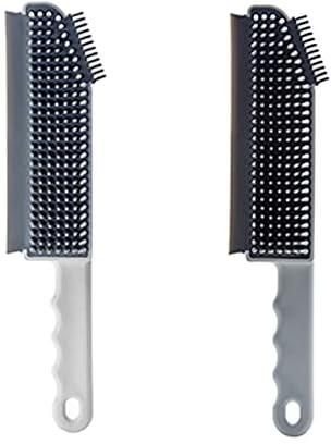 Nephit Scraper Brush, Silicone Cleaning Brush, Brush, 3 in 1, for Kitchen, Bathroom and Living Room