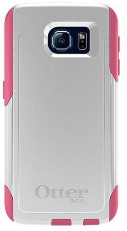 OtterBox Commuter Series Cover Case For Samsung Galaxy S6 White Pink