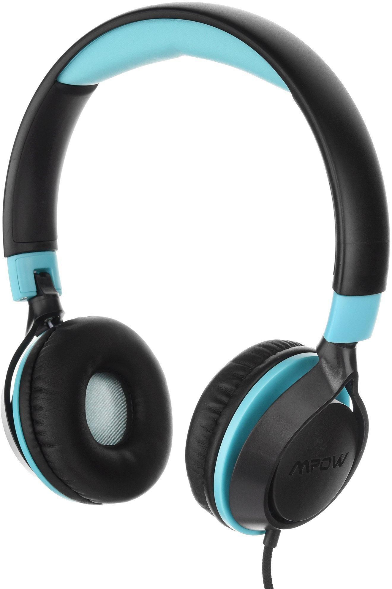 Mpow Che1 Kid's Wired Headphone, Blue & Black