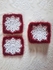 Christmas Crochet Coaster Set - 6 Pcs