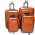 Pioneer Brown PUS Leather Suitcase