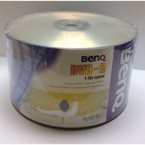 Benq DVD-R Media Blank DVD Discs - 50 Pcs