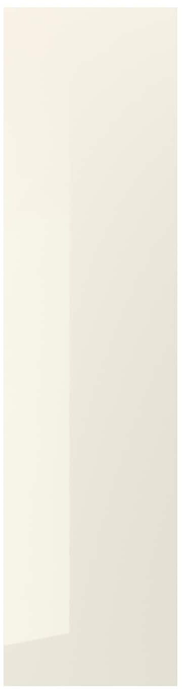 VOXTORP Cover panel - high-gloss light beige 62x240 cm