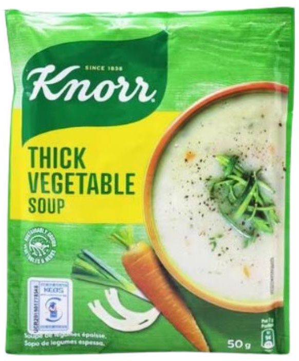 KNORR THICK VEGETABLE SOUP 50G