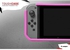 snakebyte Switch TOUGHCASE - pink - hard protective cover / hardcover case for Nintendo Switch (console and Joy-Con) / scratch-resistant back made of polycarbonate / ergonomic grip / robust cover