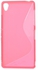 S Curved Pattern TPU Skin Case for Sony Xperia Z3 D6653 D6603 – Rose