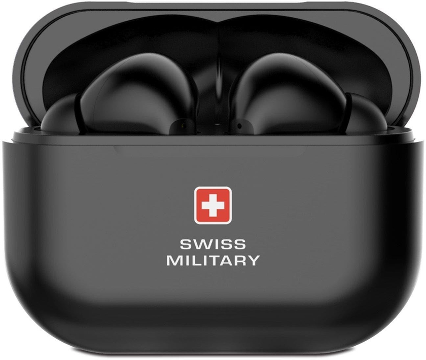 Swiss Military Delta True Wireless Earbuds, Black
