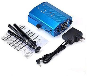 Sound Active Mini Moving Party Stage Laser Light Projector With Tripod Laser Dj Party Disco Light TY-LP-CW-001 blue