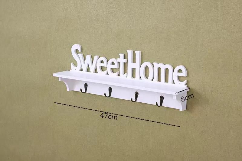 New arrivals Sweet home decorative rack with strong hooks for home décor