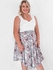Plus Size & Curve Floral Print Crossover Midi Dress - L | Us 12