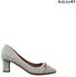 Alfio Raldo di Classe Pointed Toe Heels with Floral Patterned (Silver)