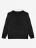 Gothic Faux Fur Stand-up Collar Half Zipper Solid Kangaroo Pocket Pullover Sweatshirt For Men - S