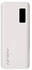 Arun Y50 Wired Power Bank Storm Power For Multi Devices 10000 Mah - White Blue
