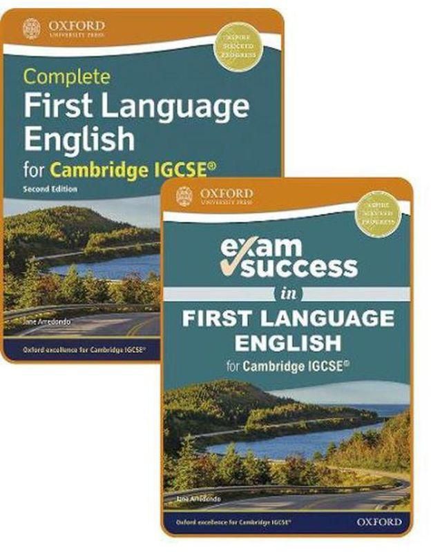 Oxford University Press Complete First Language English for Cambridge IGCSE Student Book & Exam Success Guide Pack Ed 1
