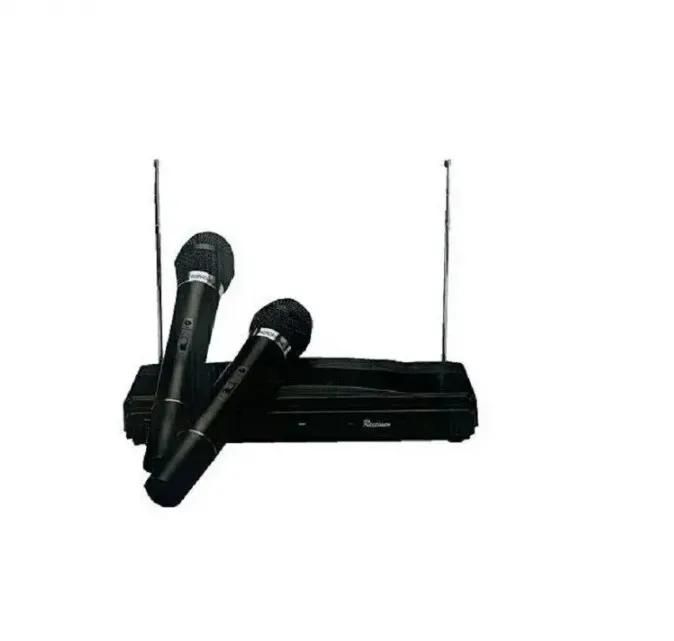 2 Channel Wireless Microphone System Black M