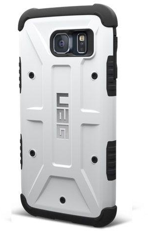 MEMORiX UAG Shock Proof Composite Case for Samsung Galaxy S6 With Screen Protector /White