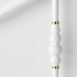 SAGSTUA Bed frame - white/Lönset 90x200 cm
