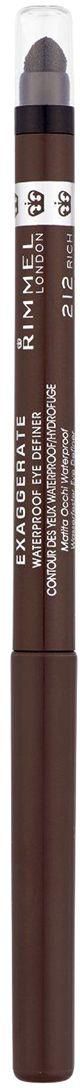 Rimmel London Exaggerate Automatic Eye Definer - Rich Brown 212, 0.28 g