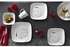 Corelle 1101053 Vitrelle 16 Pieces Dinnerware Set, GlassGlass