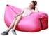Inflatable Sofa Air Bed Lounger Chair Outdoor Sleeping Bag Mattress Portable Pink