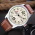 Naviforce New Watch Digital Top Luxury Man Leather Quartz Business Clock 9063