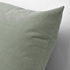 SANELA Cushion cover - pale grey-green 40x58 cm