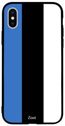 غطاء حماية واق لهاتف أبل آيفون XS ماكس نمط علم إستونيا