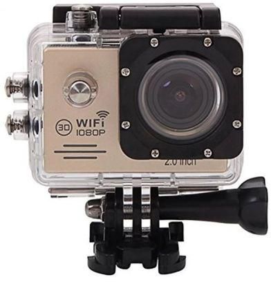 Generic SJ7000 4K WIFI 3D Action Camera 2 LCD Wifi Waterproof Sports Camcorder Go Pro (Gold)